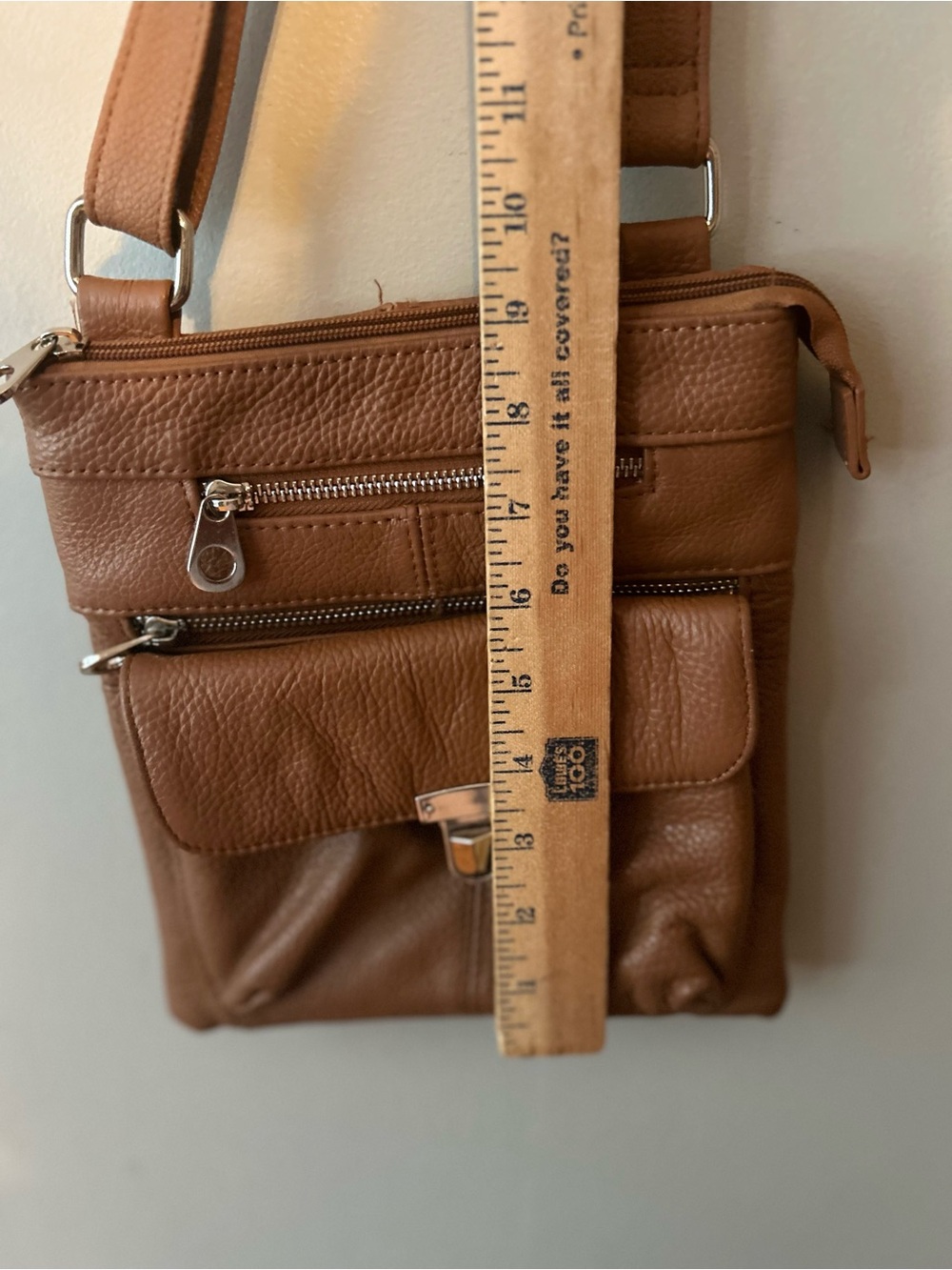 Leather crossbody - Picture 9 of 11